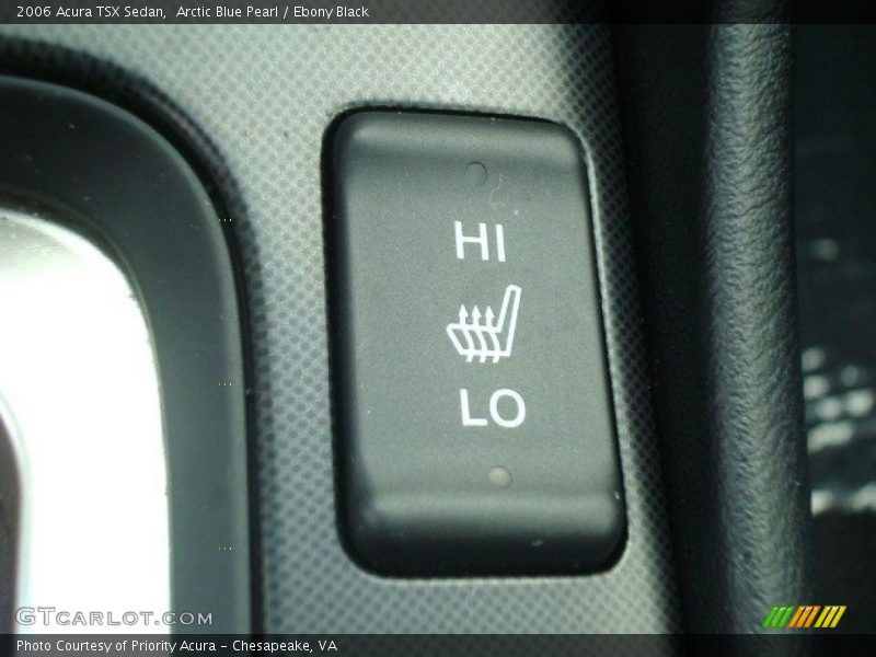 Arctic Blue Pearl / Ebony Black 2006 Acura TSX Sedan