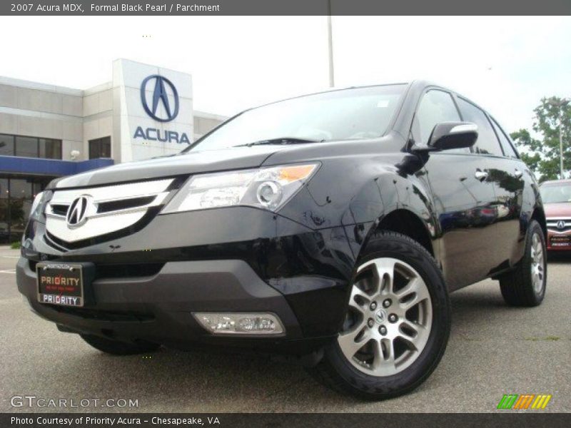 Formal Black Pearl / Parchment 2007 Acura MDX