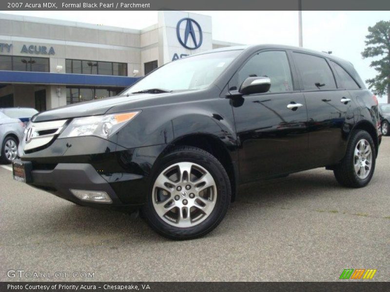 Formal Black Pearl / Parchment 2007 Acura MDX