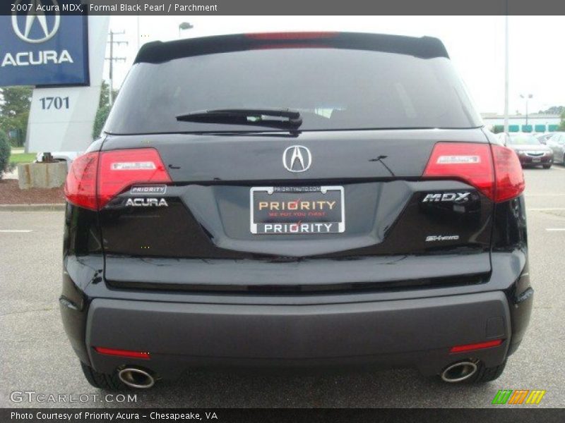 Formal Black Pearl / Parchment 2007 Acura MDX