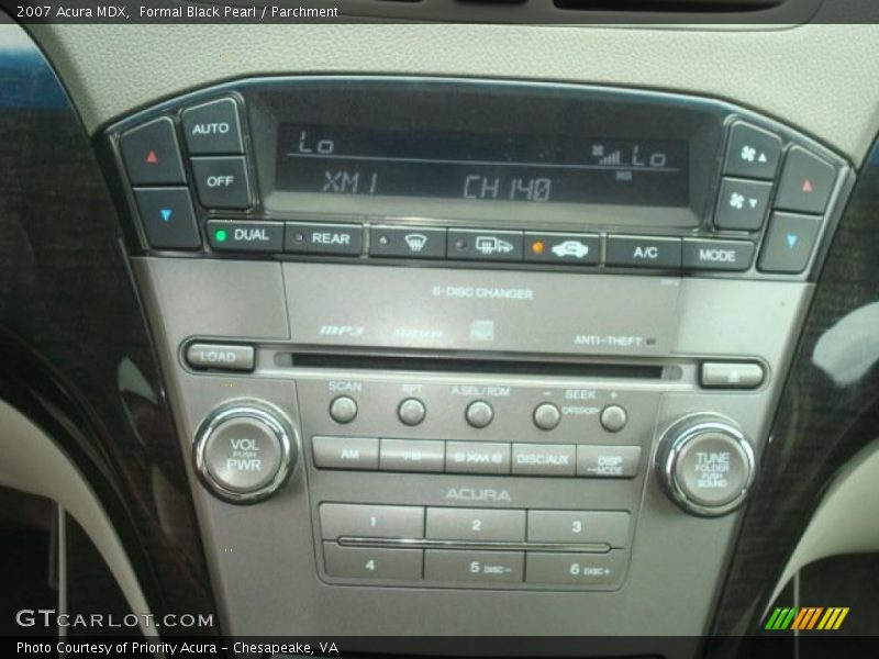 Formal Black Pearl / Parchment 2007 Acura MDX