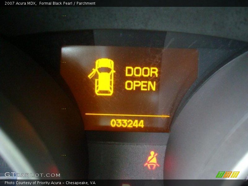 Formal Black Pearl / Parchment 2007 Acura MDX