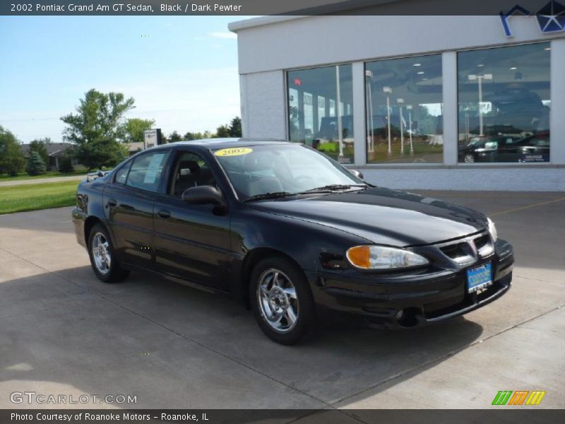 Black / Dark Pewter 2002 Pontiac Grand Am GT Sedan