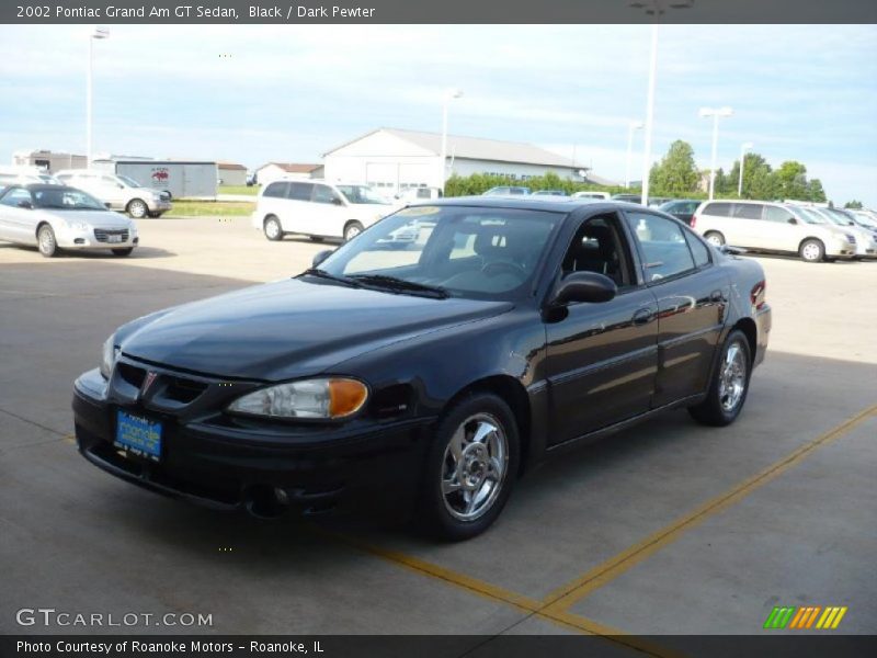 Black / Dark Pewter 2002 Pontiac Grand Am GT Sedan