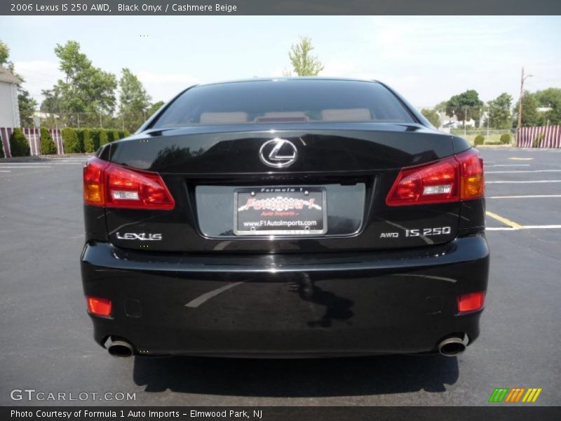 Black Onyx / Cashmere Beige 2006 Lexus IS 250 AWD