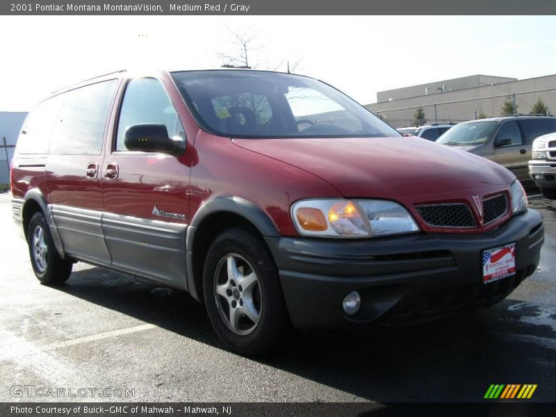 Medium Red / Gray 2001 Pontiac Montana MontanaVision