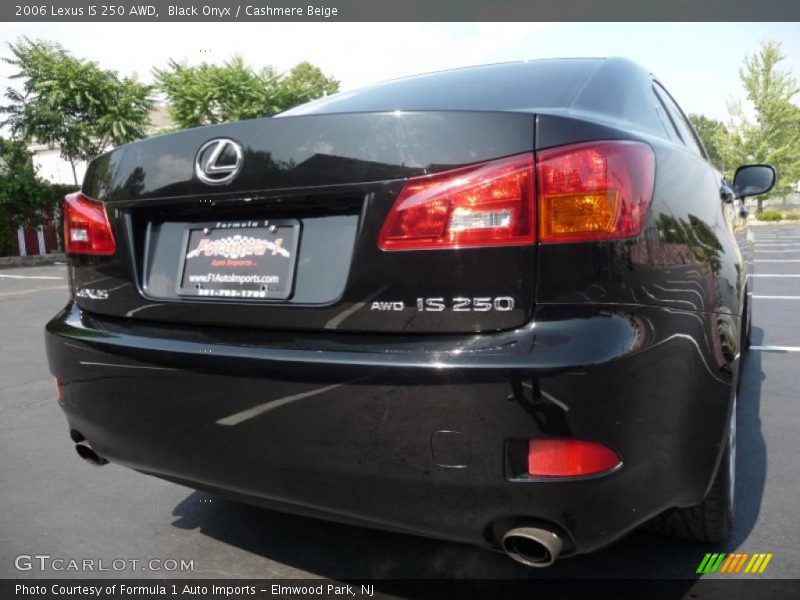 Black Onyx / Cashmere Beige 2006 Lexus IS 250 AWD