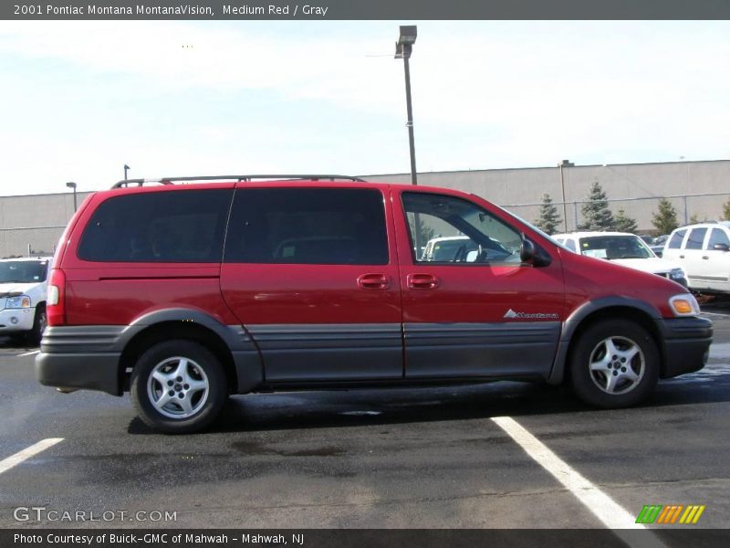 Medium Red / Gray 2001 Pontiac Montana MontanaVision