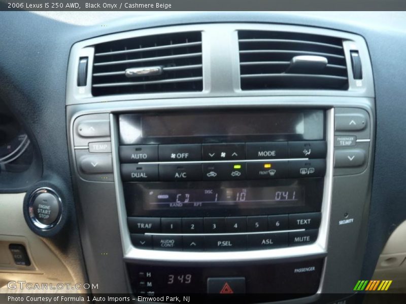 Black Onyx / Cashmere Beige 2006 Lexus IS 250 AWD
