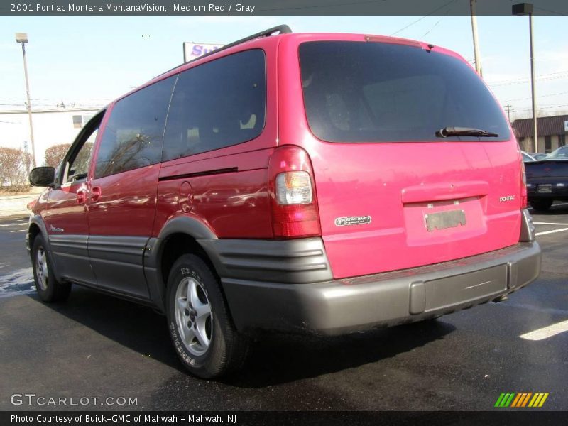 Medium Red / Gray 2001 Pontiac Montana MontanaVision