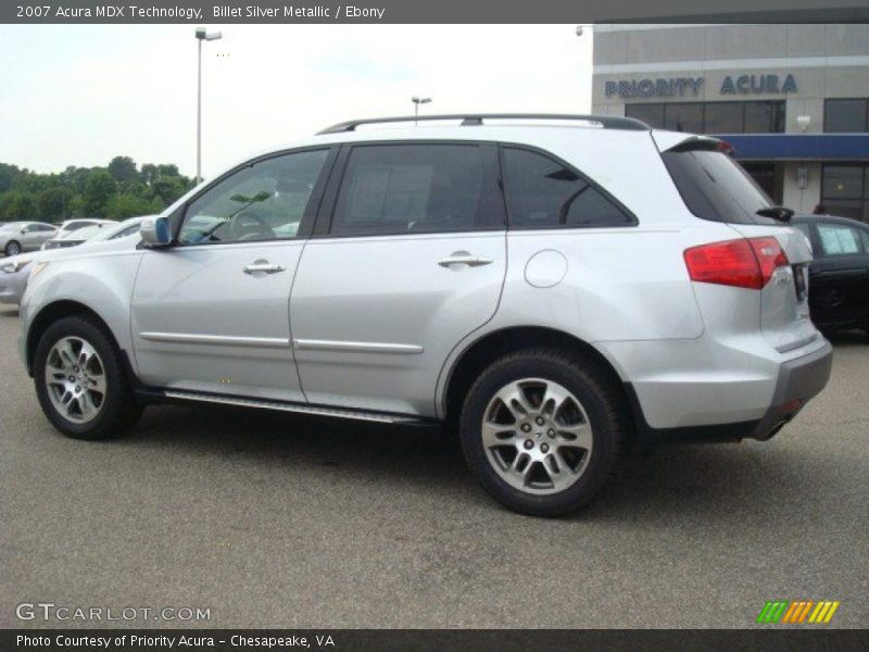Billet Silver Metallic / Ebony 2007 Acura MDX Technology