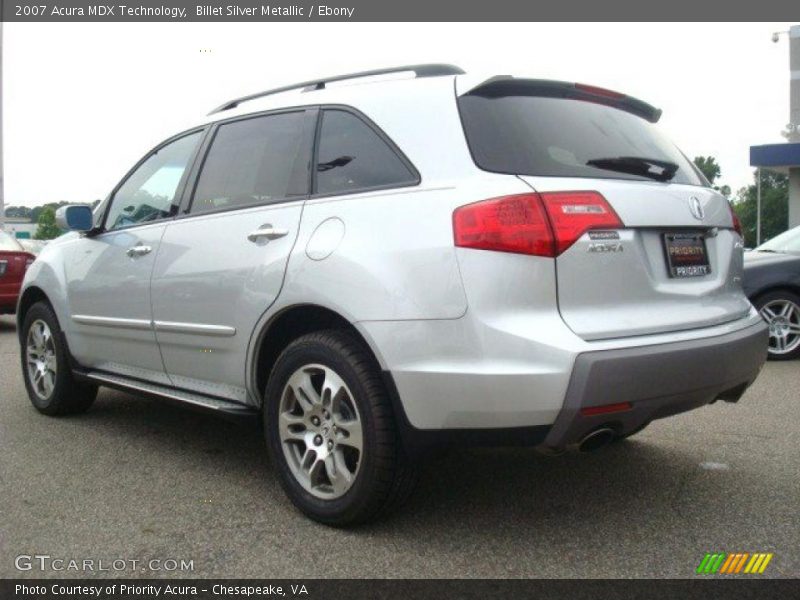 Billet Silver Metallic / Ebony 2007 Acura MDX Technology