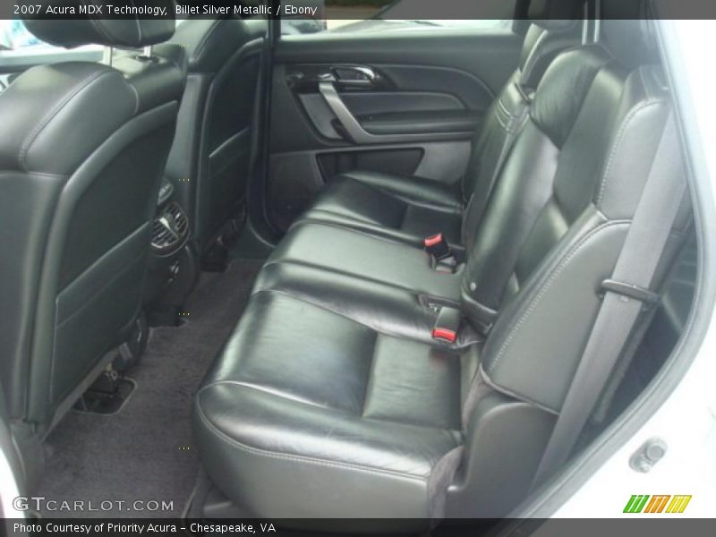 Billet Silver Metallic / Ebony 2007 Acura MDX Technology