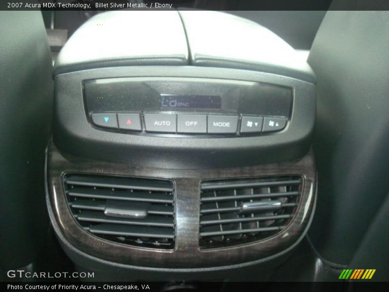 Billet Silver Metallic / Ebony 2007 Acura MDX Technology
