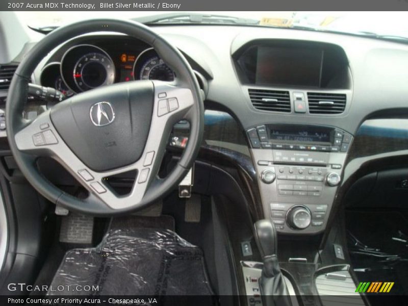 Billet Silver Metallic / Ebony 2007 Acura MDX Technology