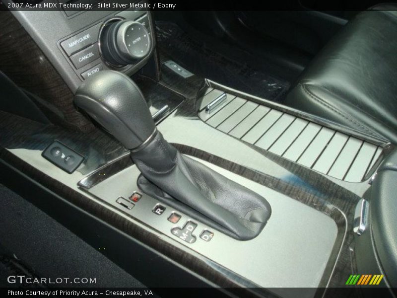Billet Silver Metallic / Ebony 2007 Acura MDX Technology