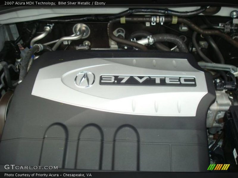 Billet Silver Metallic / Ebony 2007 Acura MDX Technology