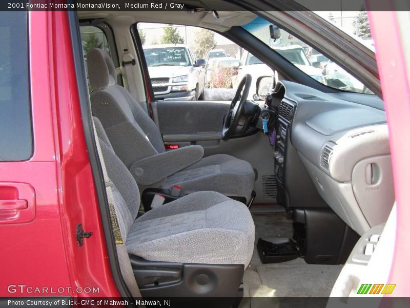 Medium Red / Gray 2001 Pontiac Montana MontanaVision