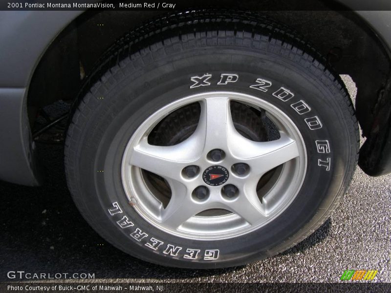 Medium Red / Gray 2001 Pontiac Montana MontanaVision