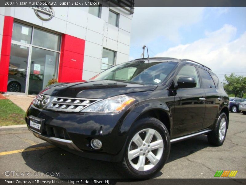 Super Black / Charcoal 2007 Nissan Murano SL AWD
