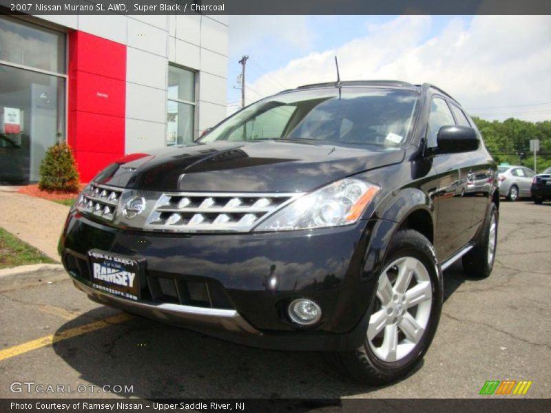 Super Black / Charcoal 2007 Nissan Murano SL AWD