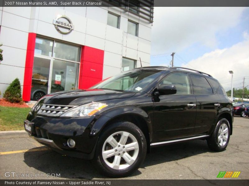 Super Black / Charcoal 2007 Nissan Murano SL AWD