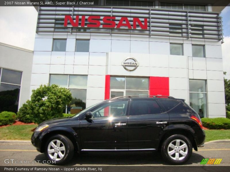 Super Black / Charcoal 2007 Nissan Murano SL AWD