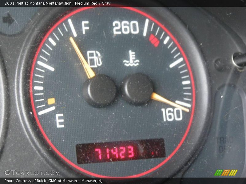 Medium Red / Gray 2001 Pontiac Montana MontanaVision
