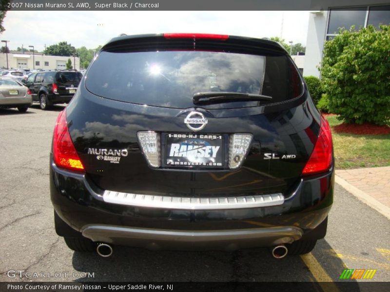 Super Black / Charcoal 2007 Nissan Murano SL AWD