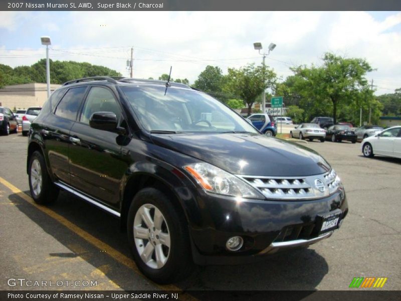 Super Black / Charcoal 2007 Nissan Murano SL AWD