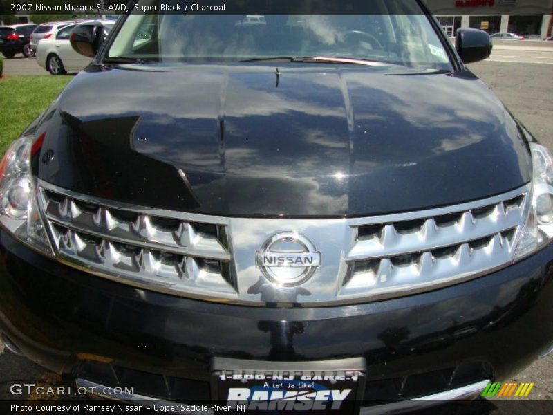 Super Black / Charcoal 2007 Nissan Murano SL AWD