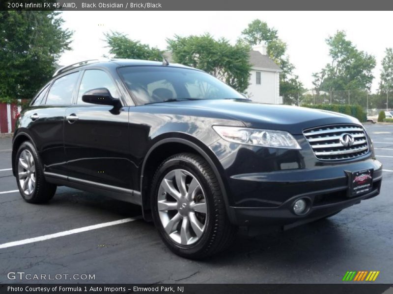 Black Obsidian / Brick/Black 2004 Infiniti FX 45 AWD