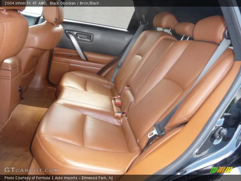 Black Obsidian / Brick/Black 2004 Infiniti FX 45 AWD