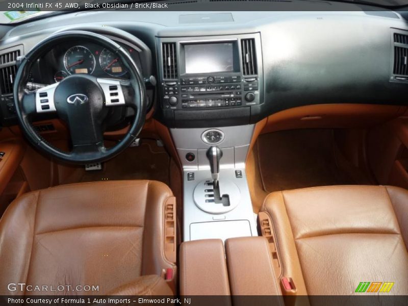 Black Obsidian / Brick/Black 2004 Infiniti FX 45 AWD