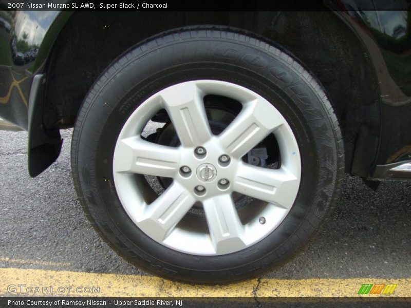 Super Black / Charcoal 2007 Nissan Murano SL AWD