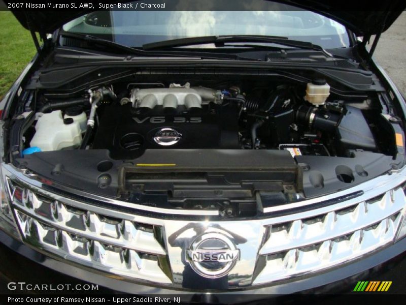 Super Black / Charcoal 2007 Nissan Murano SL AWD
