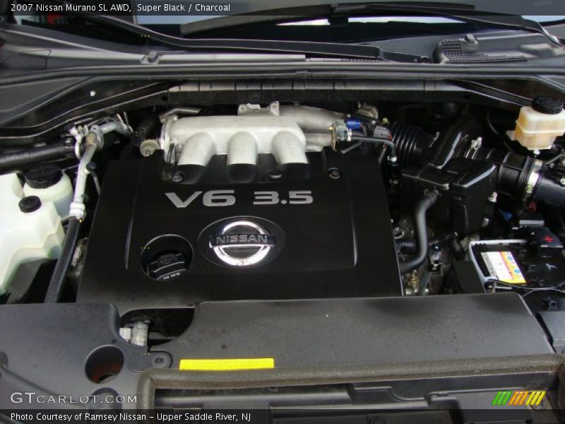 Super Black / Charcoal 2007 Nissan Murano SL AWD