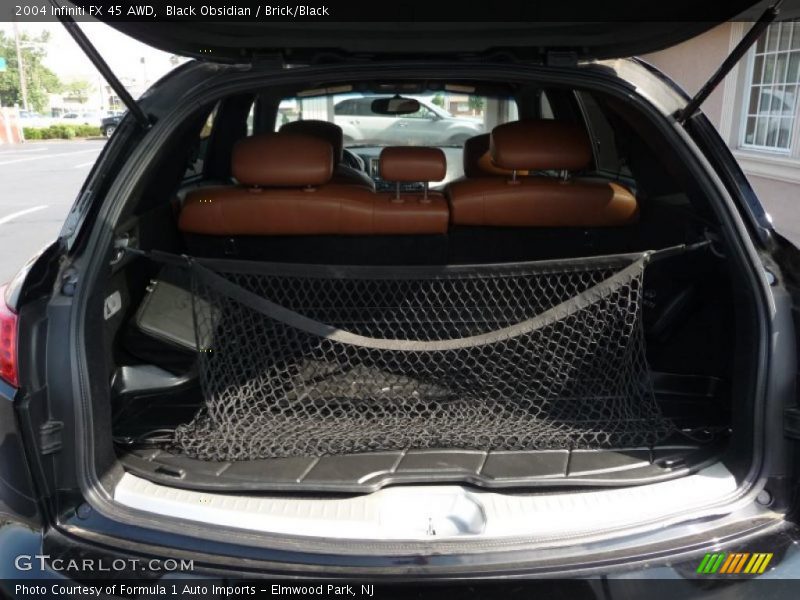 Black Obsidian / Brick/Black 2004 Infiniti FX 45 AWD