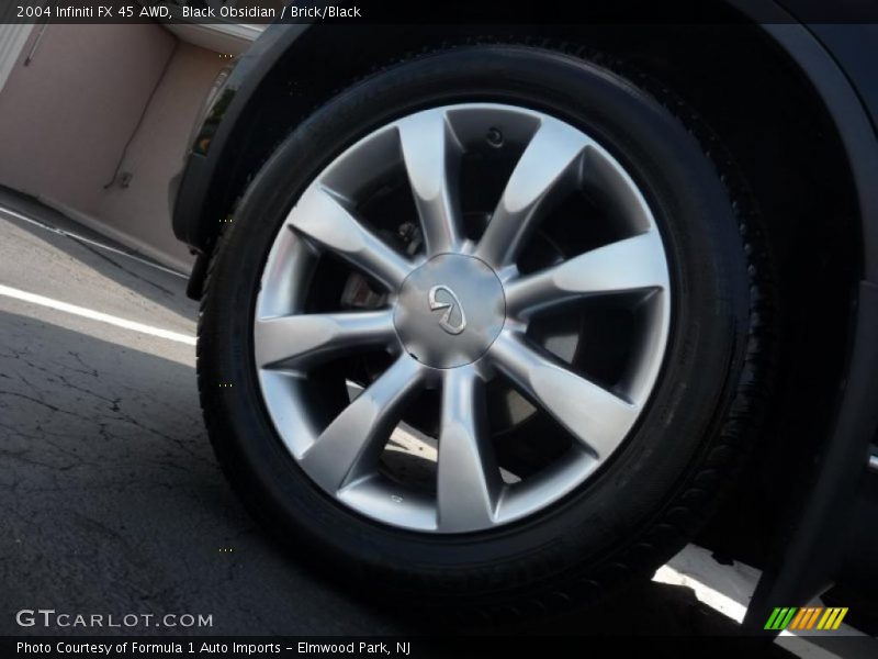 Black Obsidian / Brick/Black 2004 Infiniti FX 45 AWD