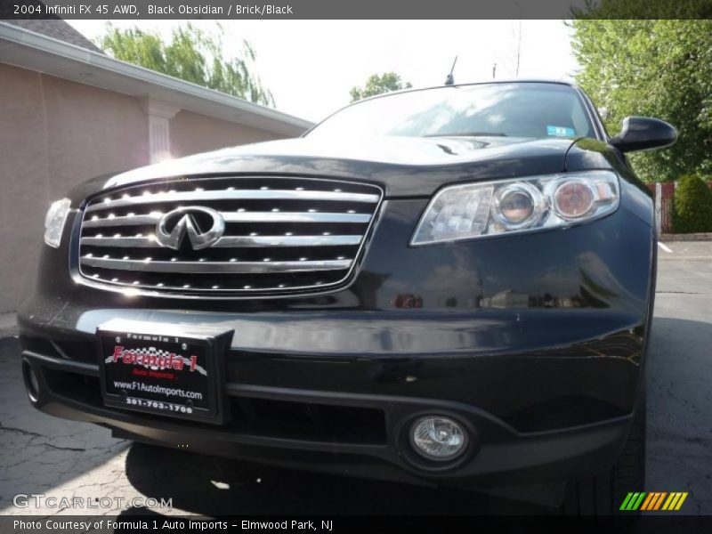 Black Obsidian / Brick/Black 2004 Infiniti FX 45 AWD
