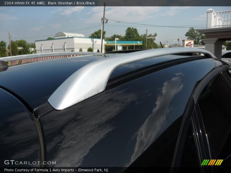 Black Obsidian / Brick/Black 2004 Infiniti FX 45 AWD