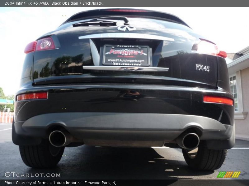 Black Obsidian / Brick/Black 2004 Infiniti FX 45 AWD