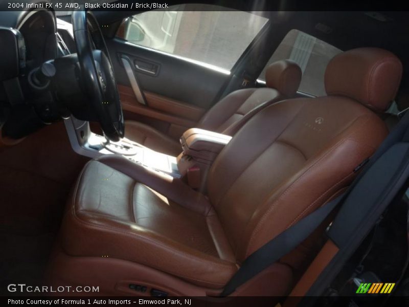 Black Obsidian / Brick/Black 2004 Infiniti FX 45 AWD