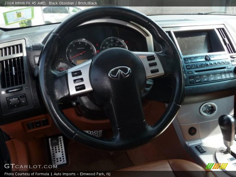 Black Obsidian / Brick/Black 2004 Infiniti FX 45 AWD