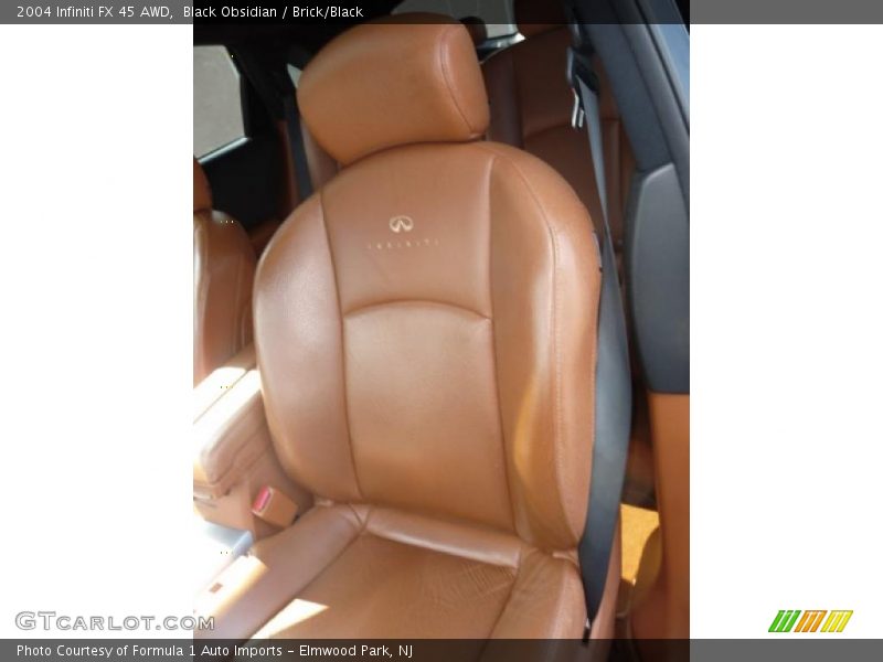 Black Obsidian / Brick/Black 2004 Infiniti FX 45 AWD