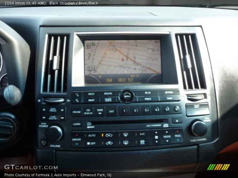 Black Obsidian / Brick/Black 2004 Infiniti FX 45 AWD