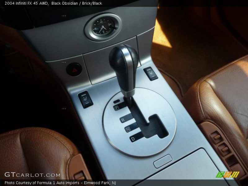 Black Obsidian / Brick/Black 2004 Infiniti FX 45 AWD