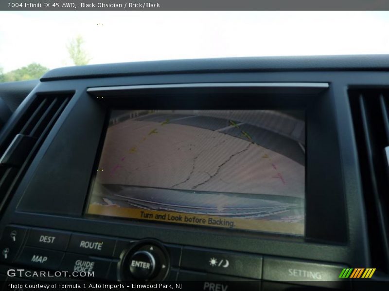 Black Obsidian / Brick/Black 2004 Infiniti FX 45 AWD