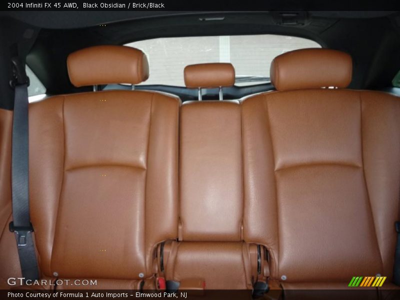 Black Obsidian / Brick/Black 2004 Infiniti FX 45 AWD