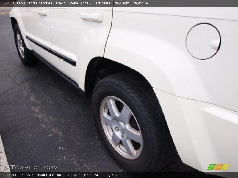 Stone White / Dark Slate Gray/Light Graystone 2008 Jeep Grand Cherokee Laredo